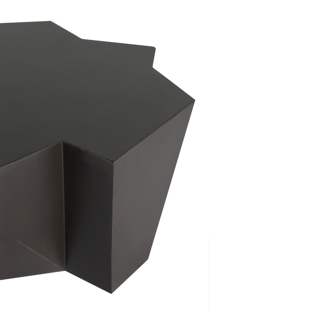 Peninsula Home Hudson Gold Leaf Finish Cocktail Table
