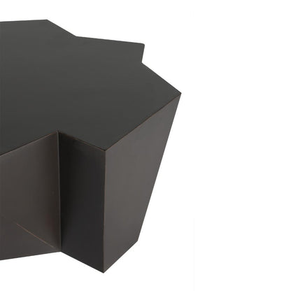 Peninsula Home Hudson Gold Leaf Finish Cocktail Table