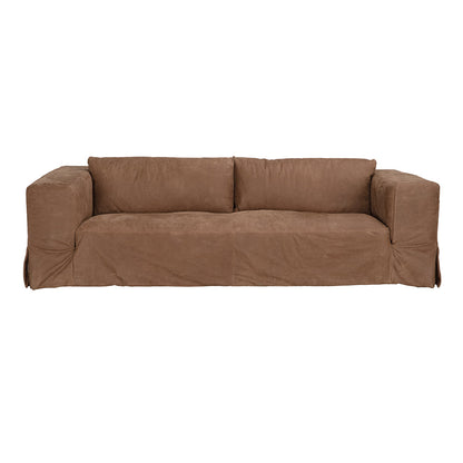 Plato Orris Brown Leather Sofa