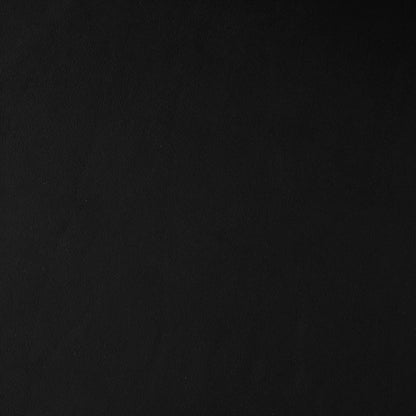 Augustus Matte Black Leather Ottoman