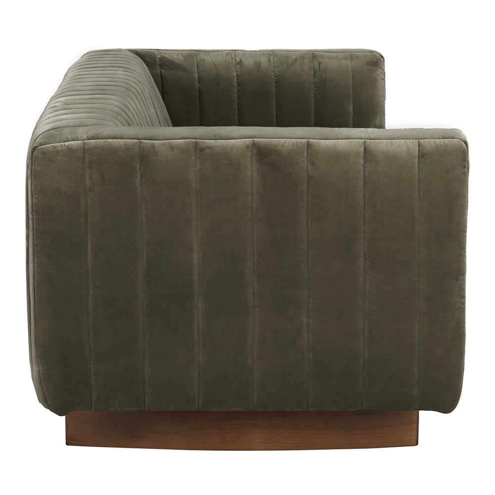 Khann Three Seater Leather Sofa