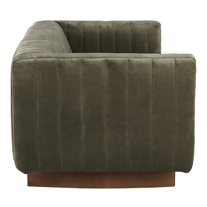 Khann Three Seater Leather Sofa