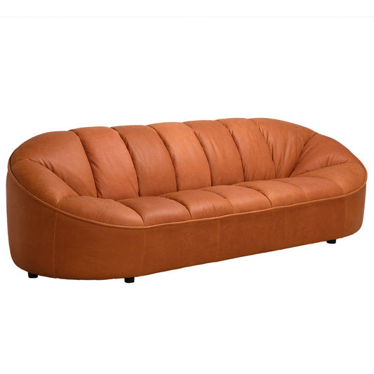 Amadeus Roman Red Leather Sofa