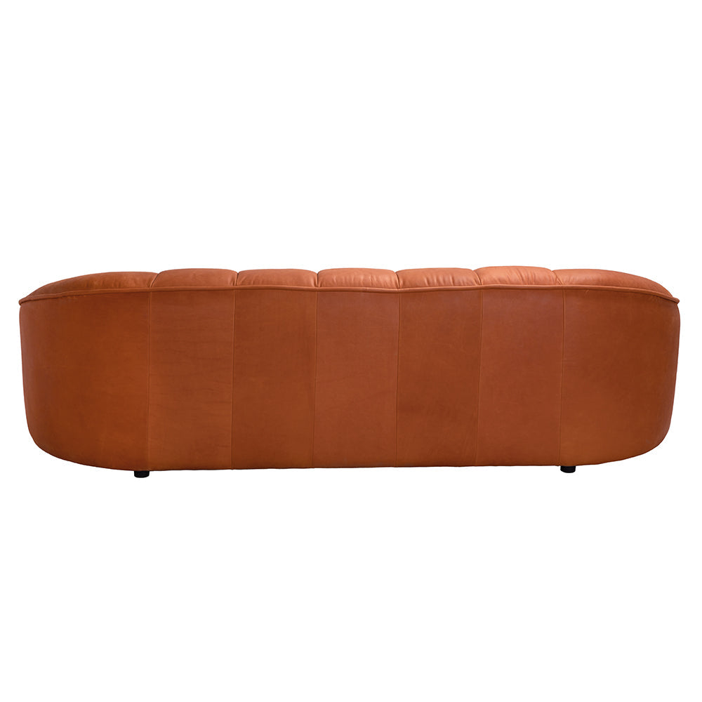 Amadeus Roman Red Leather Sofa