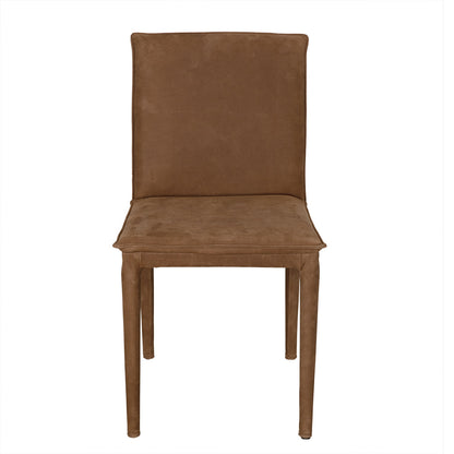 Newton Brown Leather Dining Chair