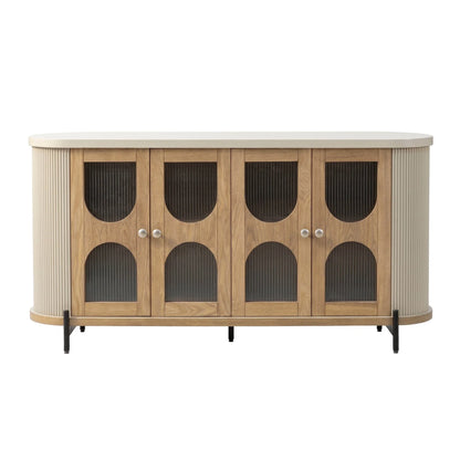 LH Home Colosseo Four Doors Wood Sideboard