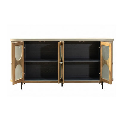 LH Home Colosseo Four Doors Wood Sideboard