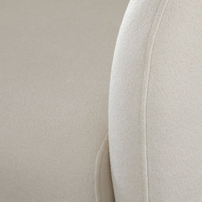 Link Elite Ivory Fabric Accent Arm Chair