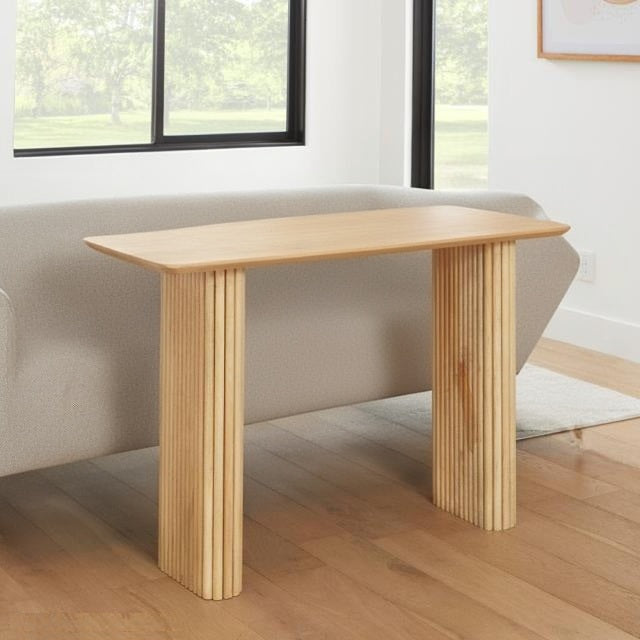 LOOMLAN Varnor Wooden Rectangular Console Table