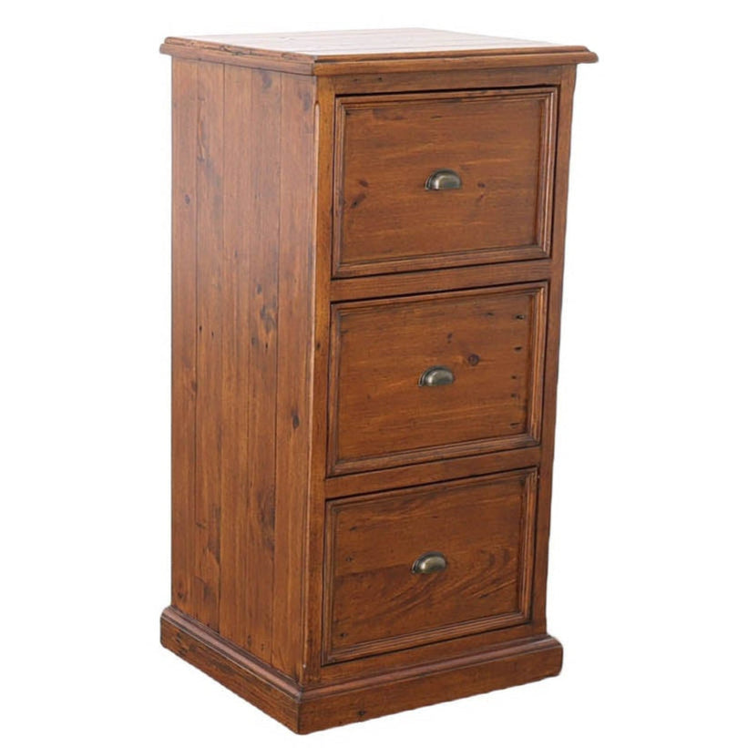 Lifestyle Three Drawers Wooden File Cabinet