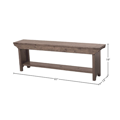 LH Home Irish Coast Regular Wooden Dining Bench