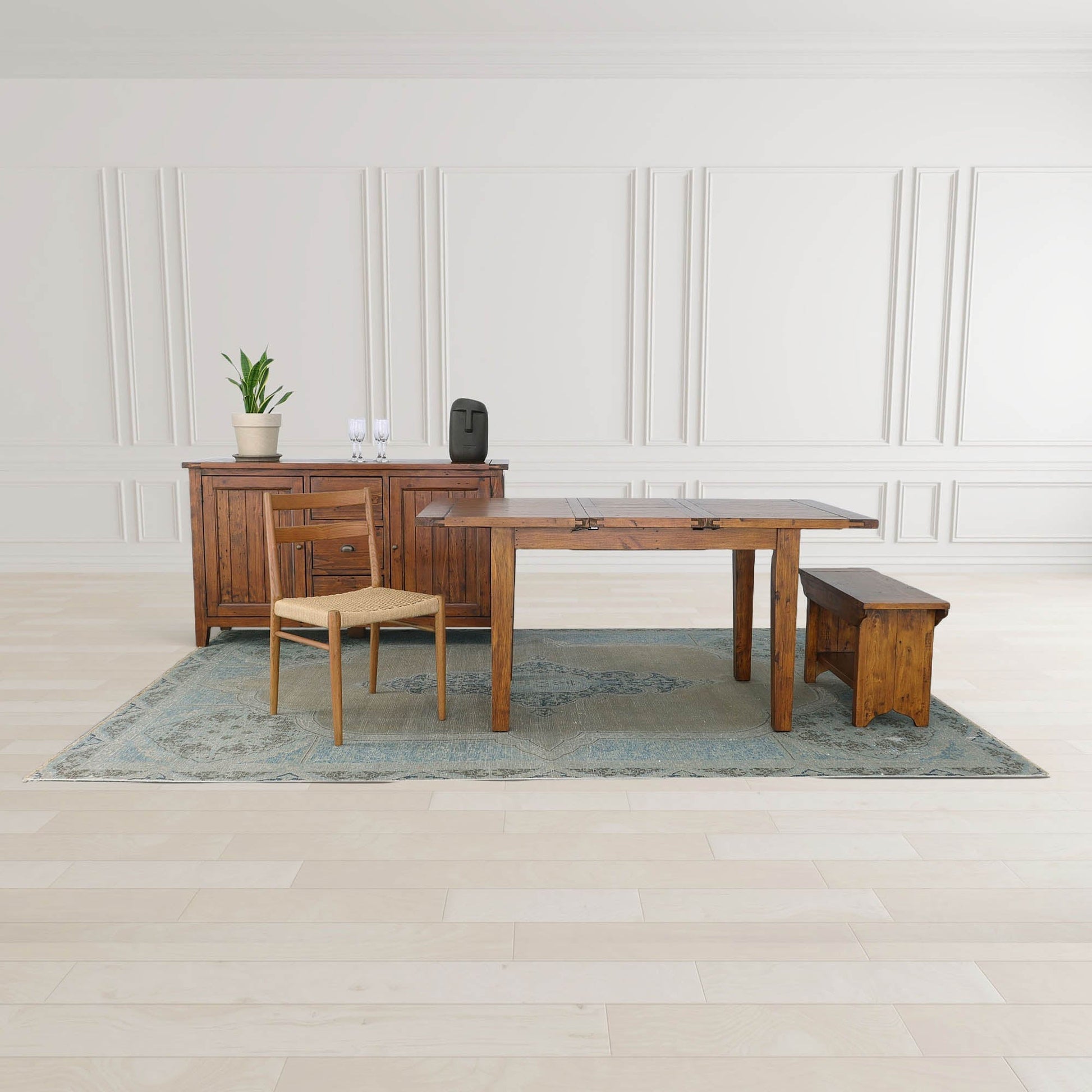 LH Home Irish Coast Wooden Dining Bench