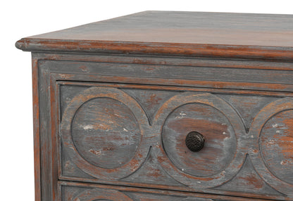 Sarreid La Cercle Six Drawers Grey Sideboard
