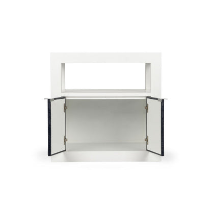 Wildwood La Costa Navy Rectangular Side Table