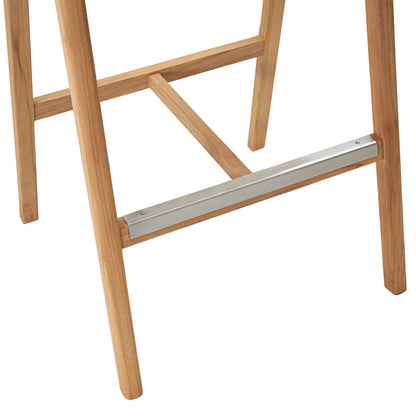 La Costa Teak Patio Round Bar Dining Set 3PC