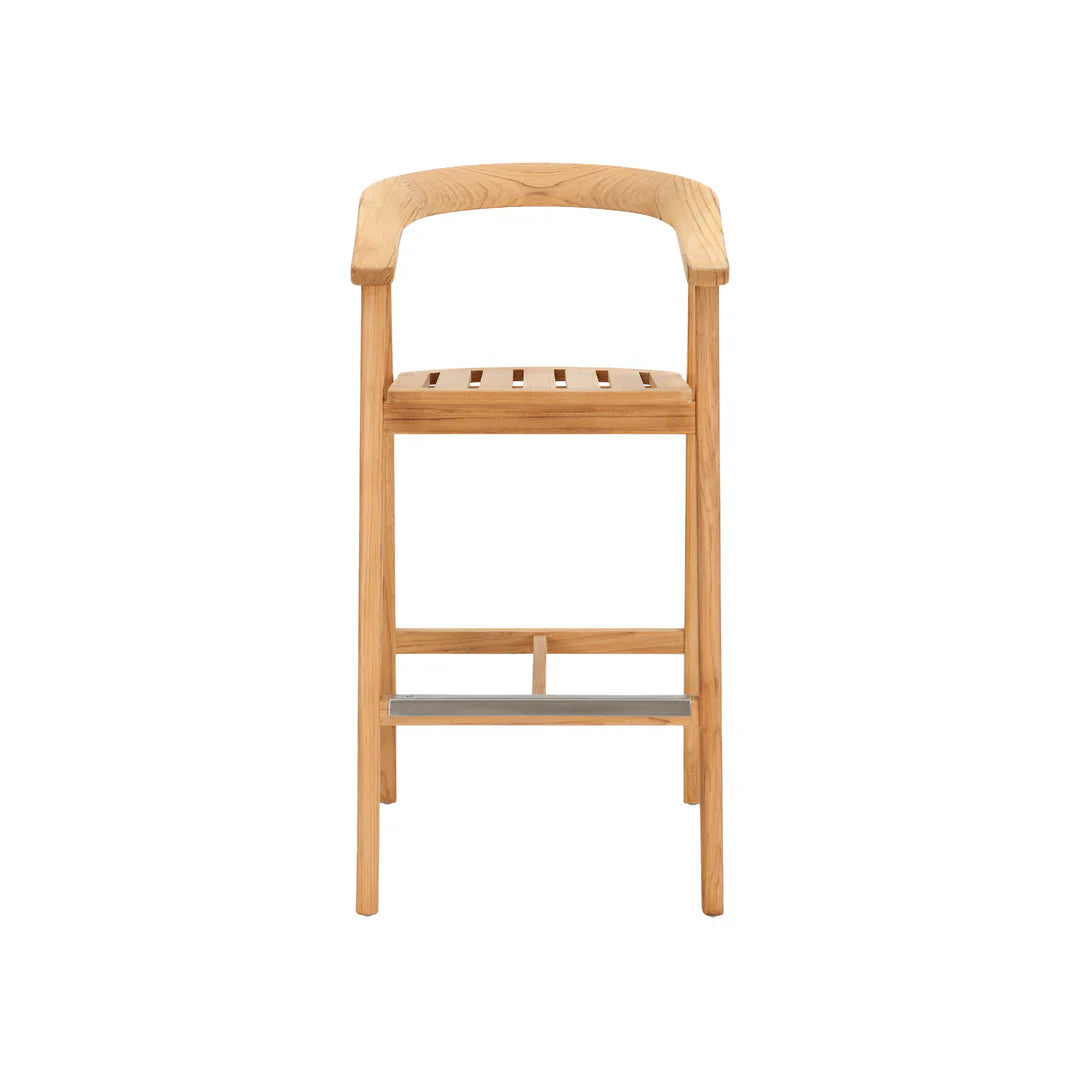 La Costa Teak Patio Round Bar Dining Set 3PC