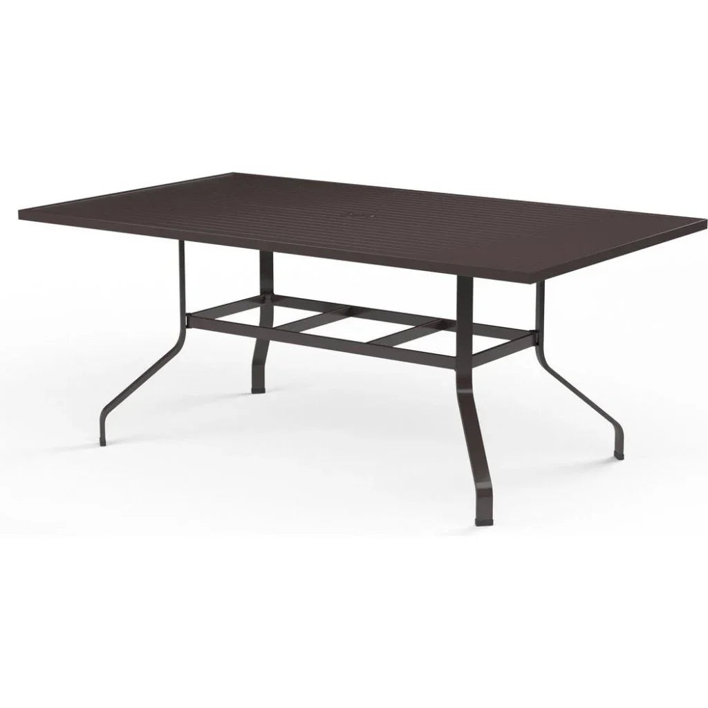 La Jolla Aluminum Outdoor Dining Table -- view 2