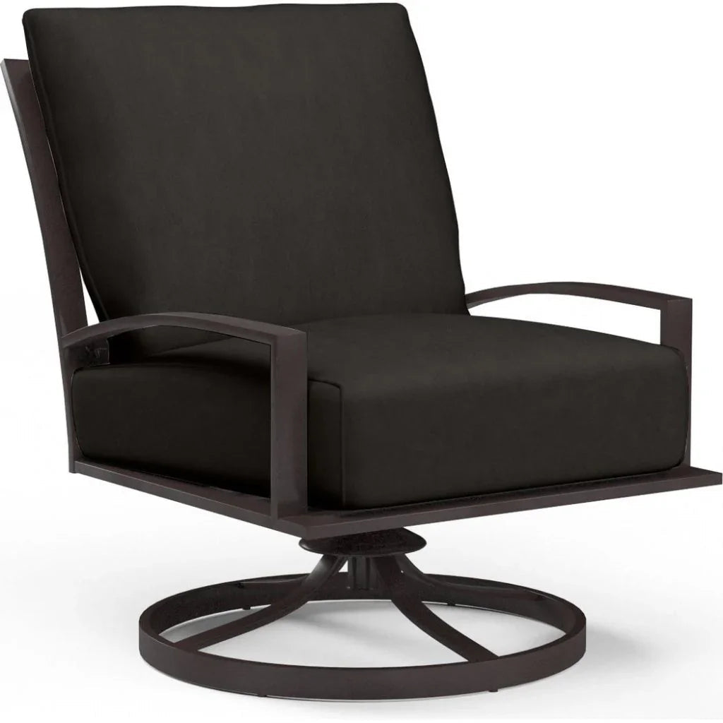 La Jolla Sunbrella Swivel Outdoor Club Chair -- view 5