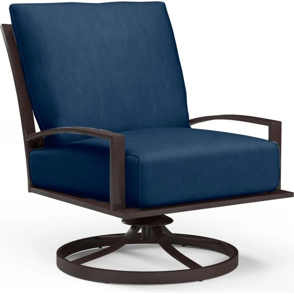 La Jolla Sunbrella Swivel Outdoor Club Chair -- view 3