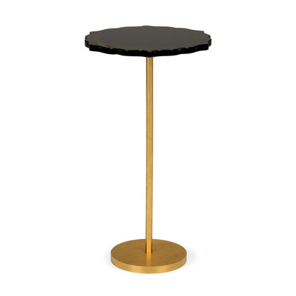 Chelsea House Lacquer Top Iron Made Side Table
