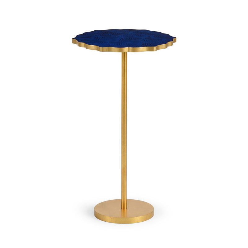 Chelsea House Lacquer Top Iron Made Side Table