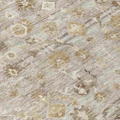 Addison Rugs Laeel Brown Washable Indoor-Outdoor Rug