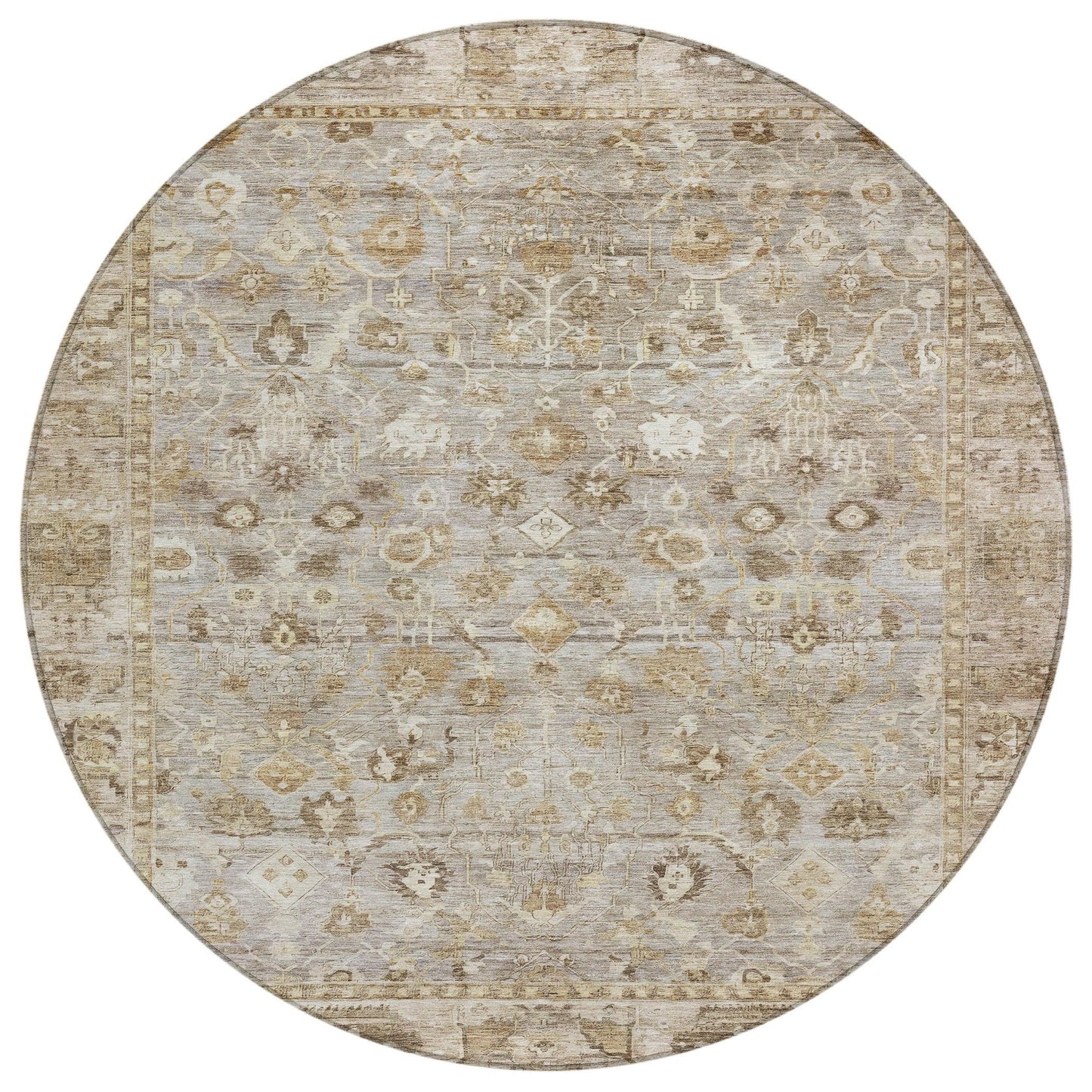 Addison Rugs Laeel Brown Washable Indoor-Outdoor Rug