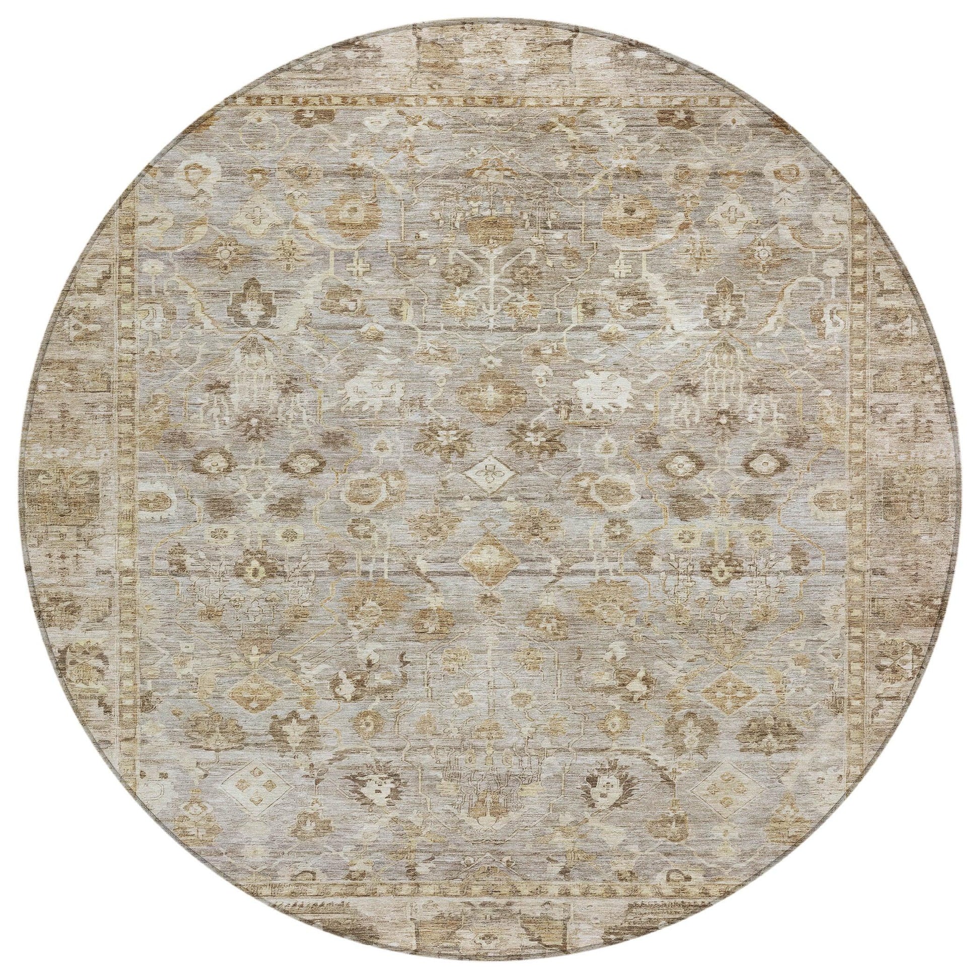Addison Rugs Laeel Brown Washable Indoor-Outdoor Rug