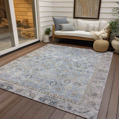 Addison Rugs Laeel Sky Washable Indoor-Outdoor Rug