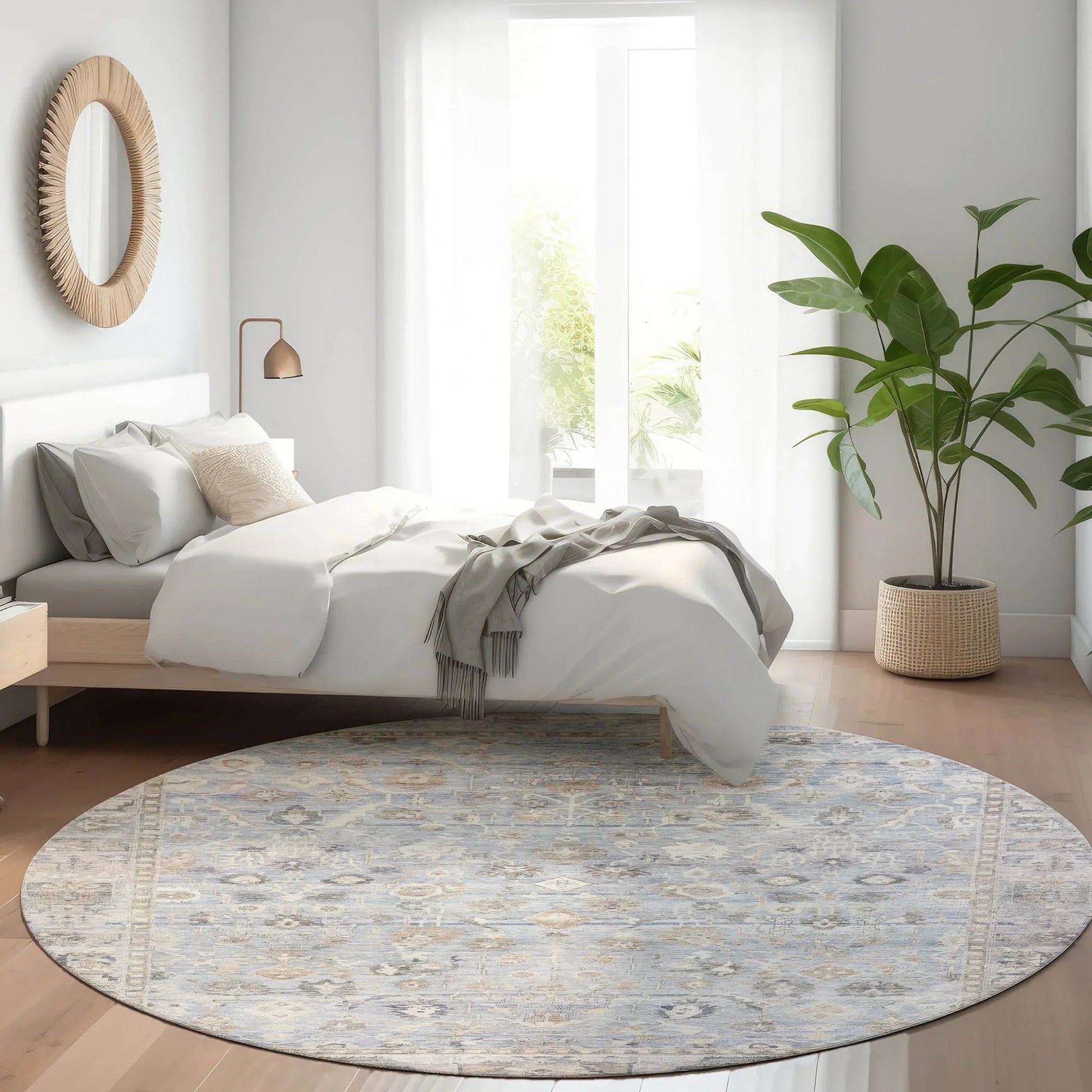 Addison Rugs Laeel Sky Washable Indoor-Outdoor Rug