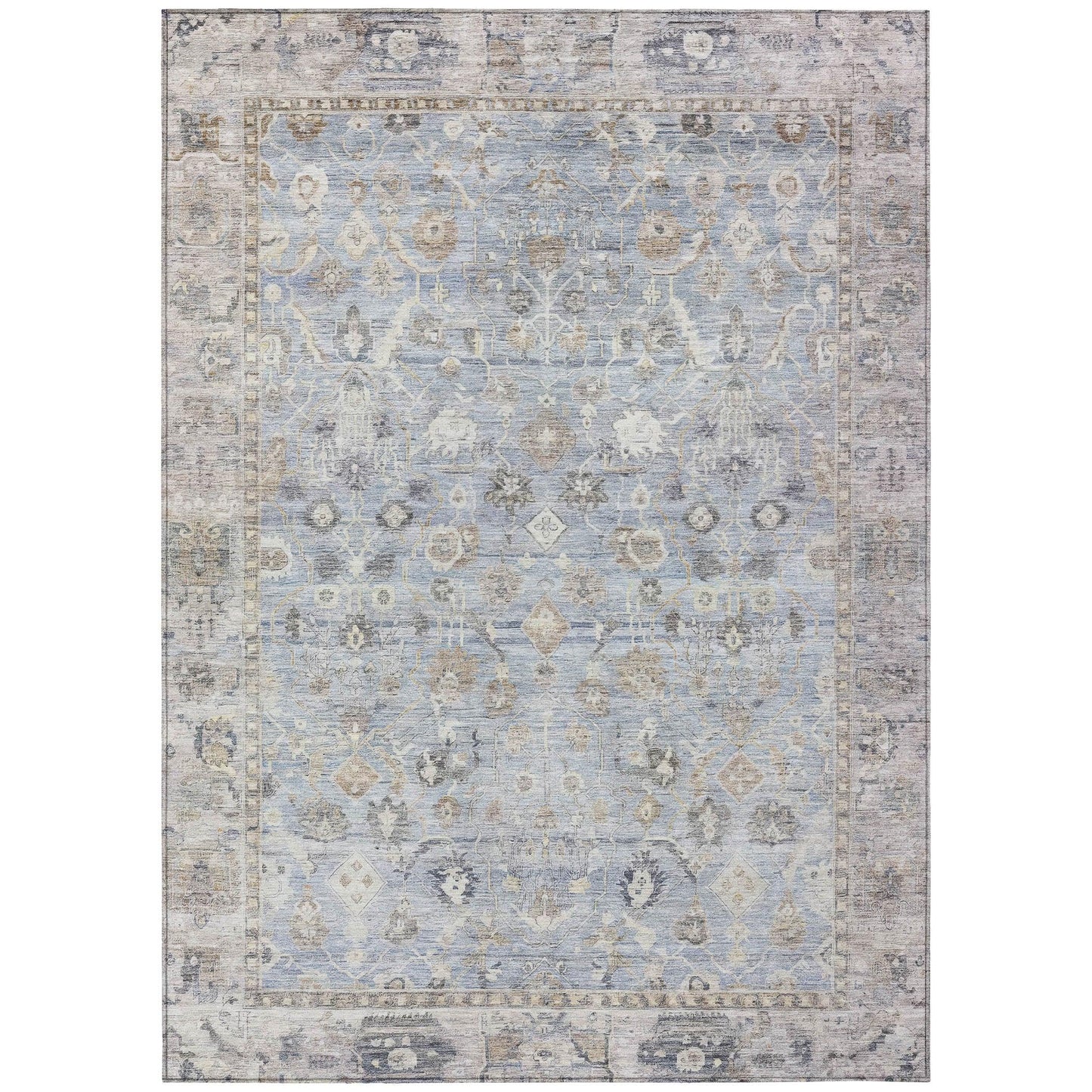 Addison Rugs Laeel Sky Washable Indoor-Outdoor Rug