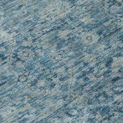 Addison Rugs Laeon Blue Washable Indoor-Outdoor Rug