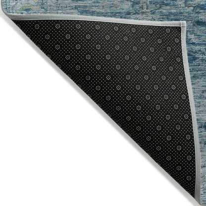 Addison Rugs Laeon Blue Washable Indoor-Outdoor Rug