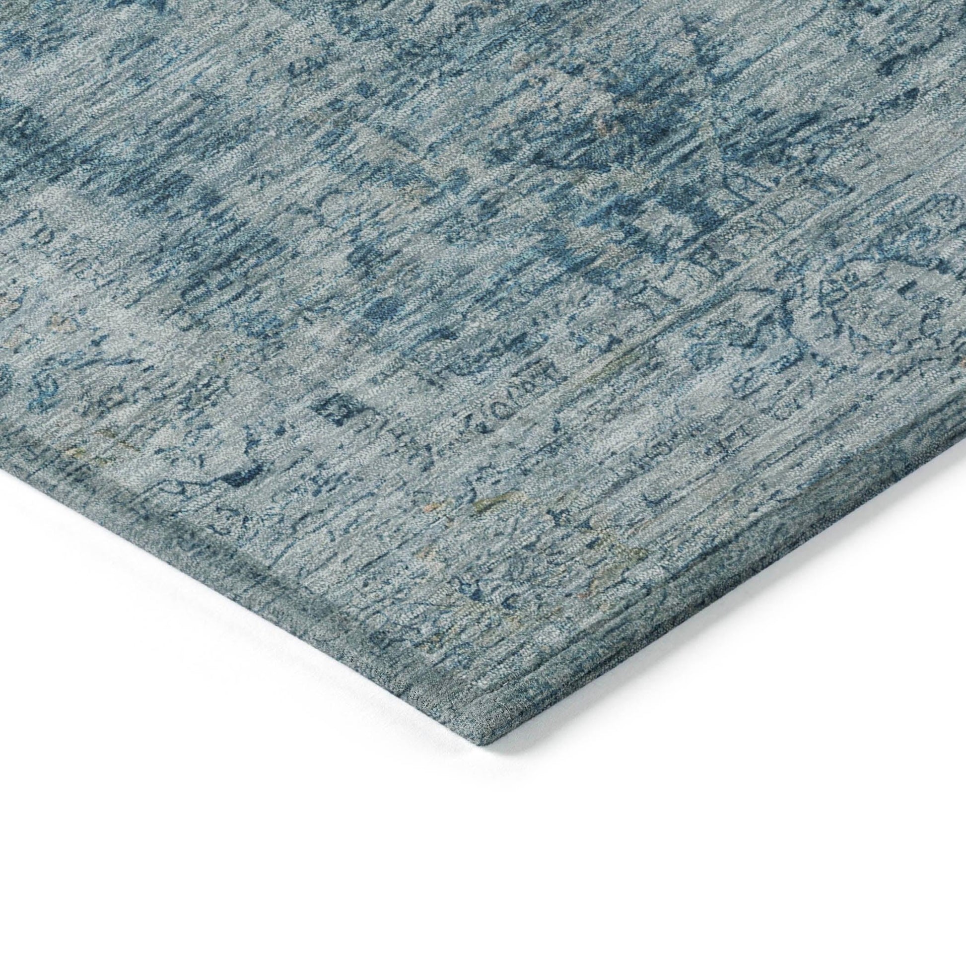 Addison Rugs Laeon Blue Washable Indoor-Outdoor Rug