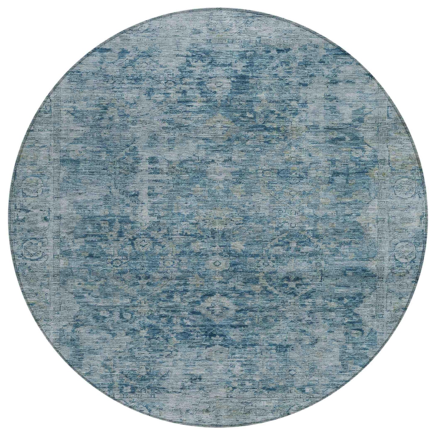 Addison Rugs Laeon Blue Washable Indoor-Outdoor Rug