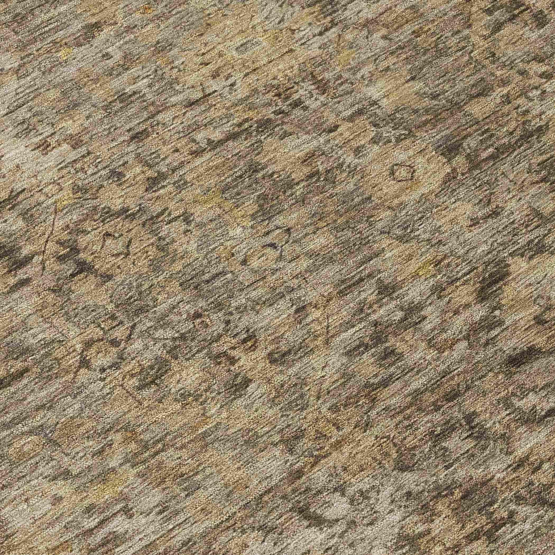 Addison Rugs Laeon Brown Washable Indoor-Outdoor Rug