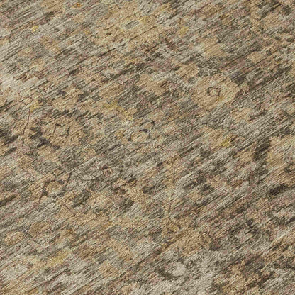Addison Rugs Laeon Brown Washable Indoor-Outdoor Rug