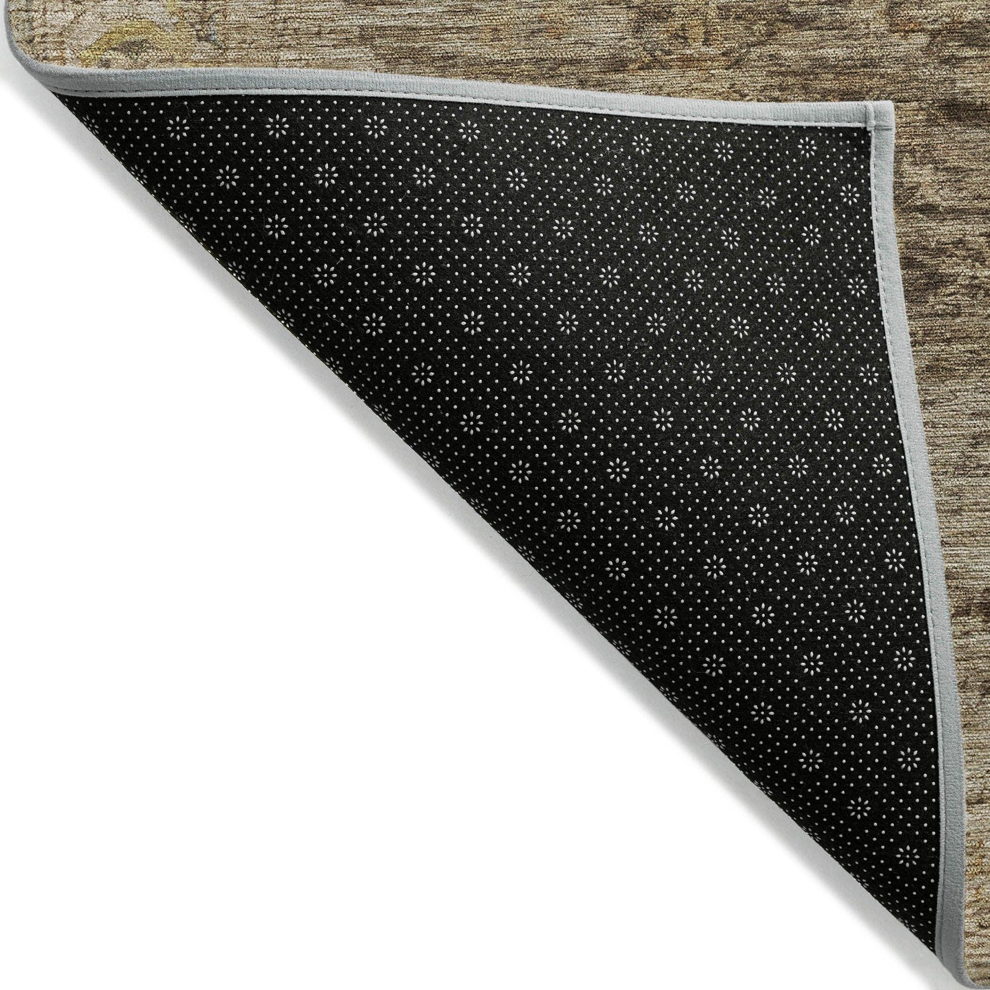 Addison Rugs Laeon Brown Washable Indoor-Outdoor Rug