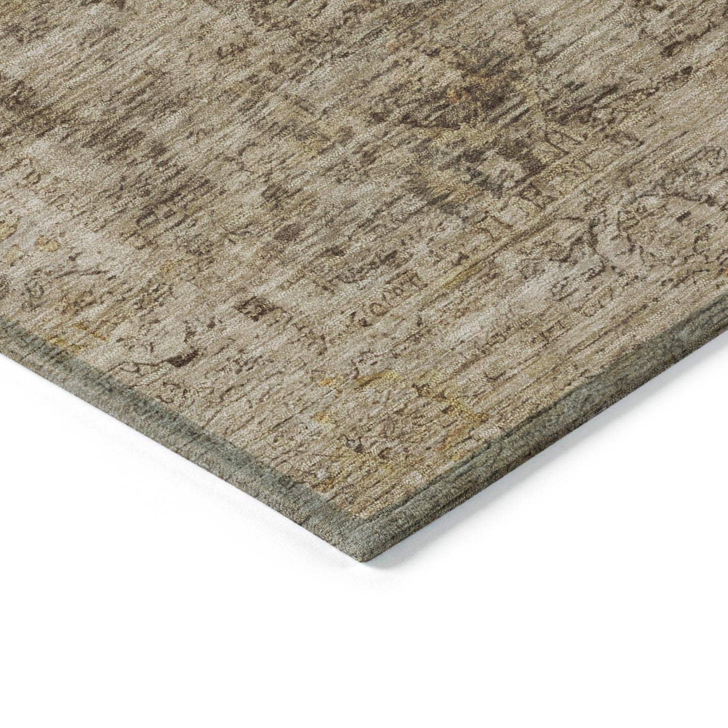 Addison Rugs Laeon Brown Washable Indoor-Outdoor Rug