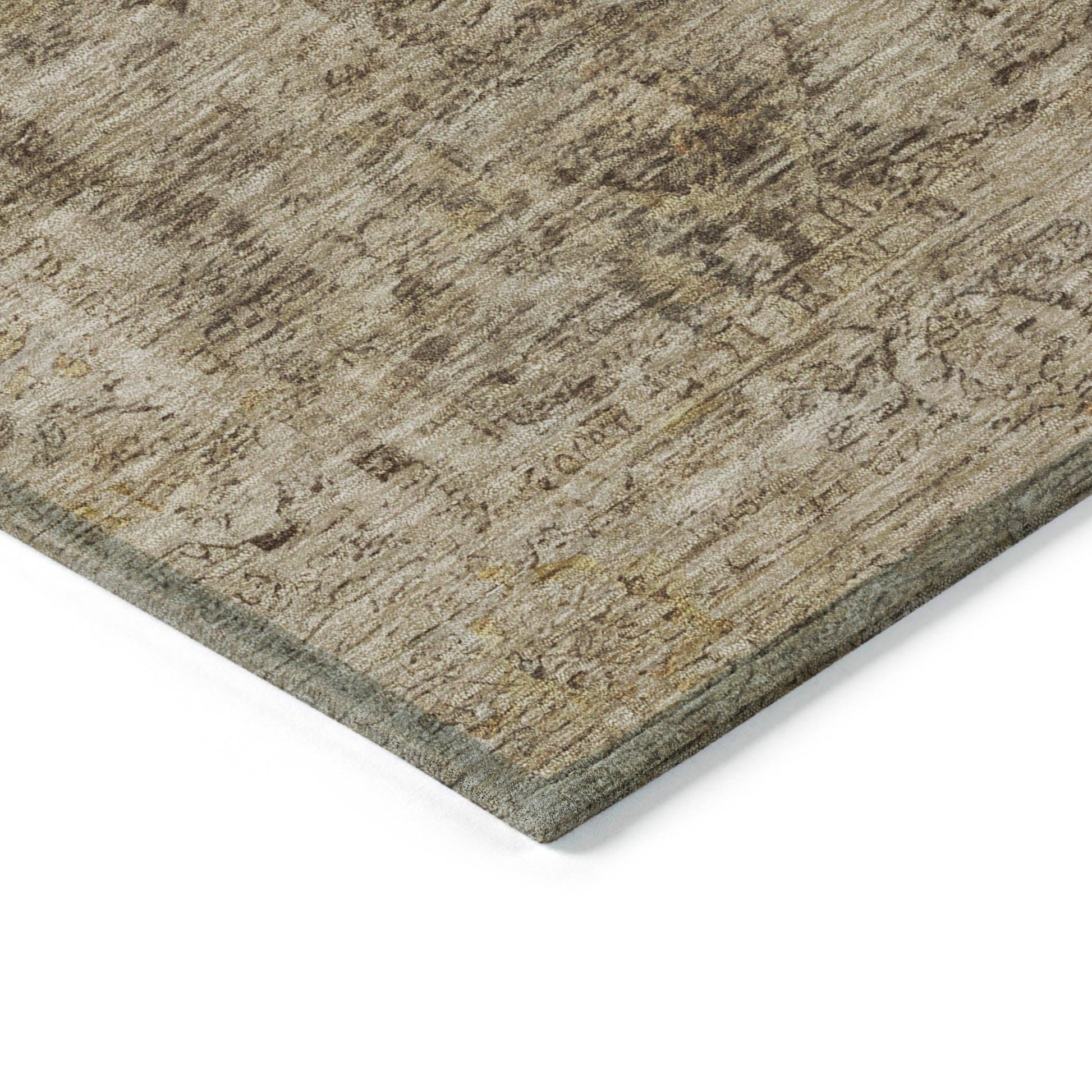 Addison Rugs Laeon Brown Washable Indoor-Outdoor Rug