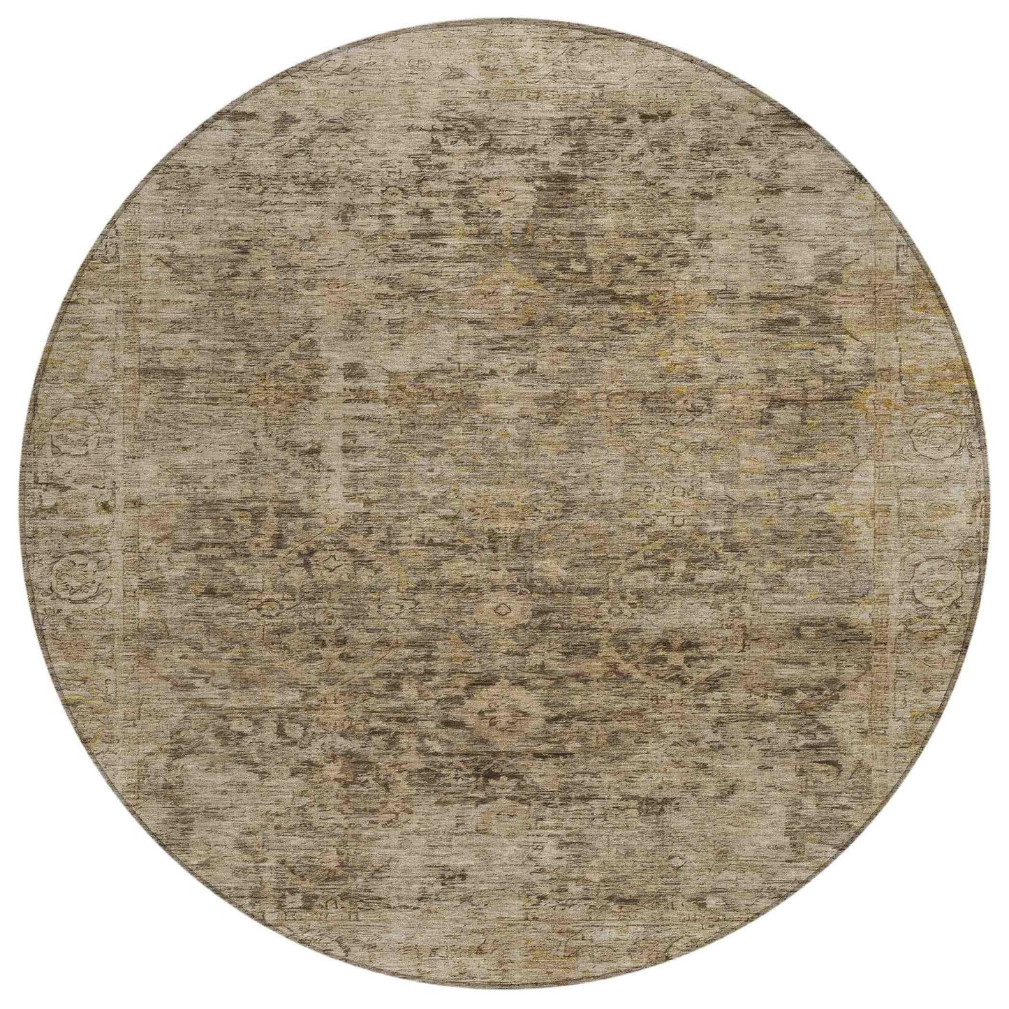 Addison Rugs Laeon Brown Washable Indoor-Outdoor Rug