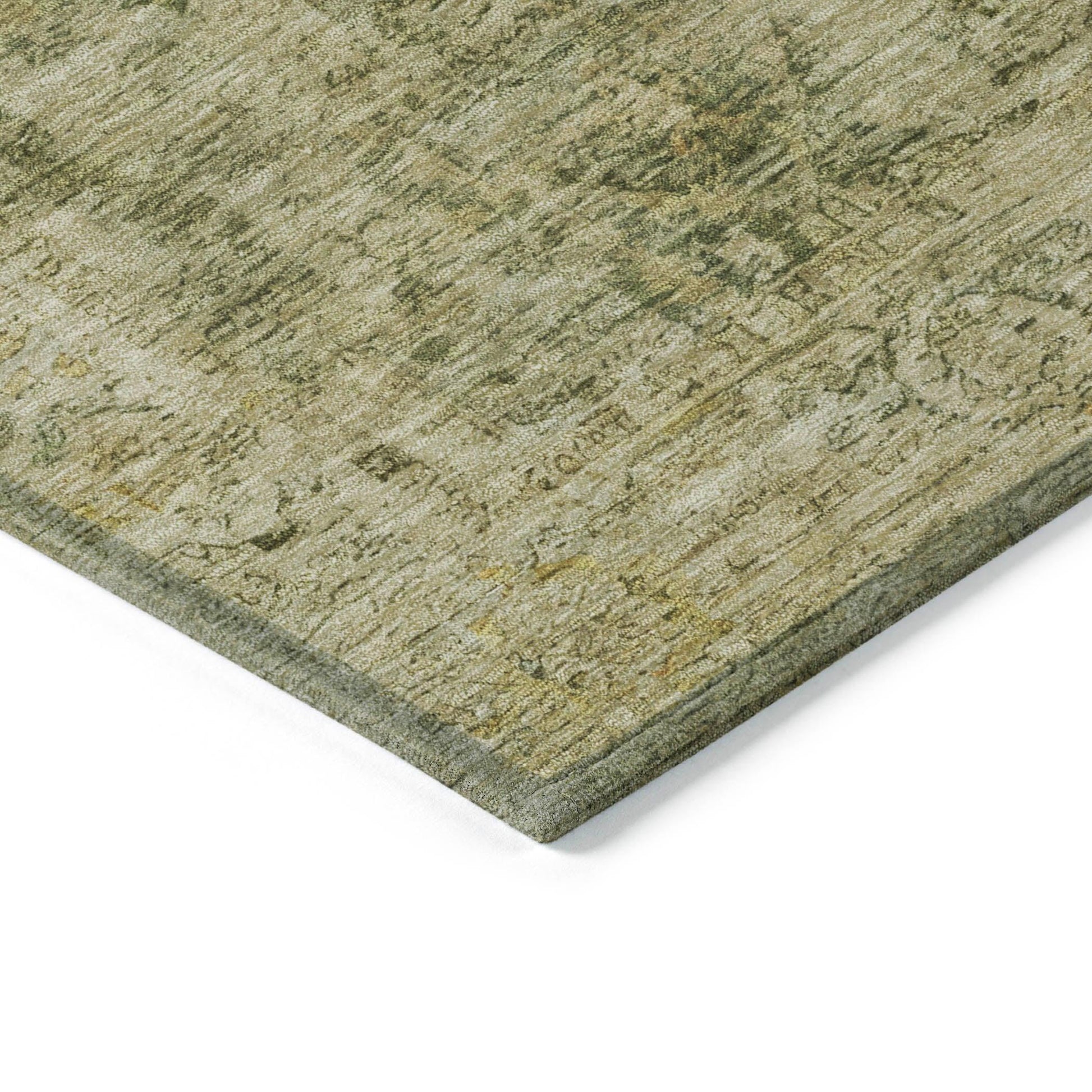 Addison Rugs Laeon Green Washable Indoor-Outdoor Rug