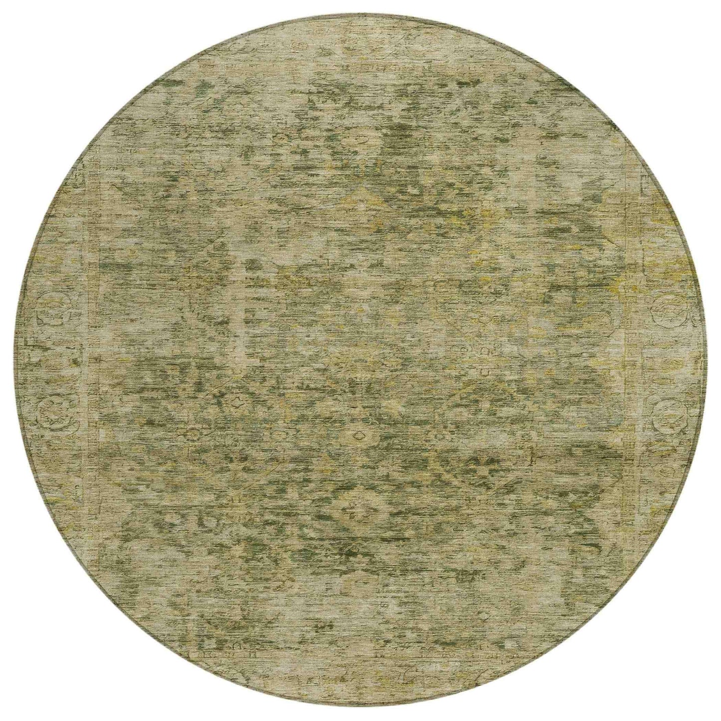 Addison Rugs Laeon Green Washable Indoor-Outdoor Rug