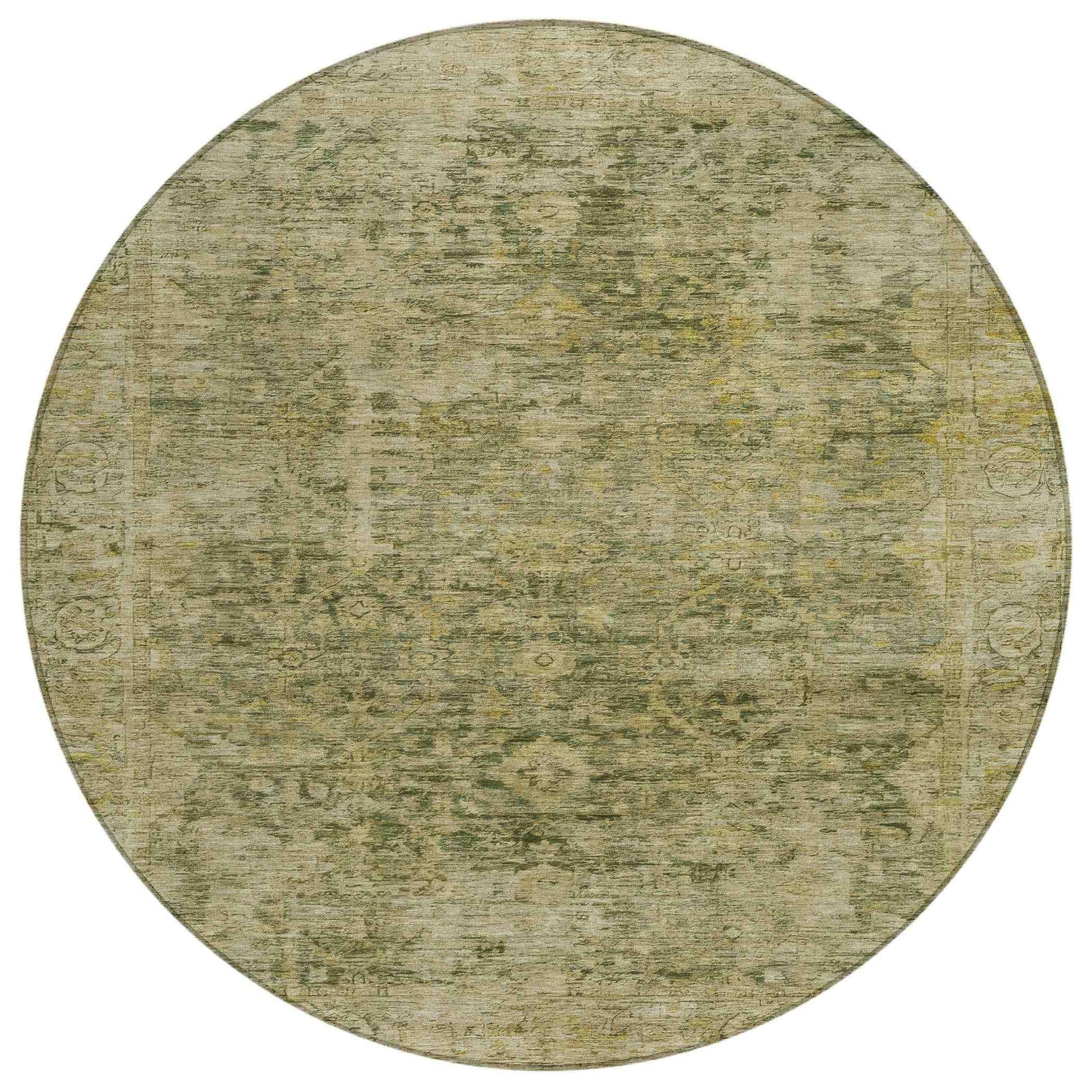 Addison Rugs Laeon Green Washable Indoor-Outdoor Rug