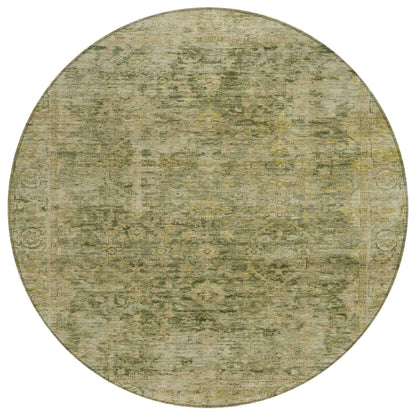Addison Rugs Laeon Green Washable Indoor-Outdoor Rug