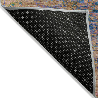 Addison Rugs Laeon Navy Washable Indoor-Outdoor Rug
