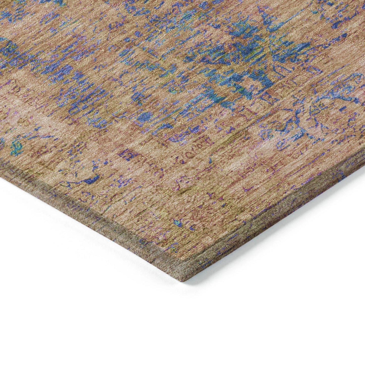 Addison Rugs Laeon Navy Washable Indoor-Outdoor Rug