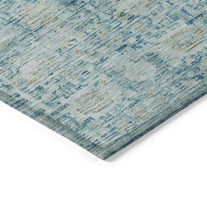 Addison Rugs Laeora Blue Washable Indoor-Outdoor Rug