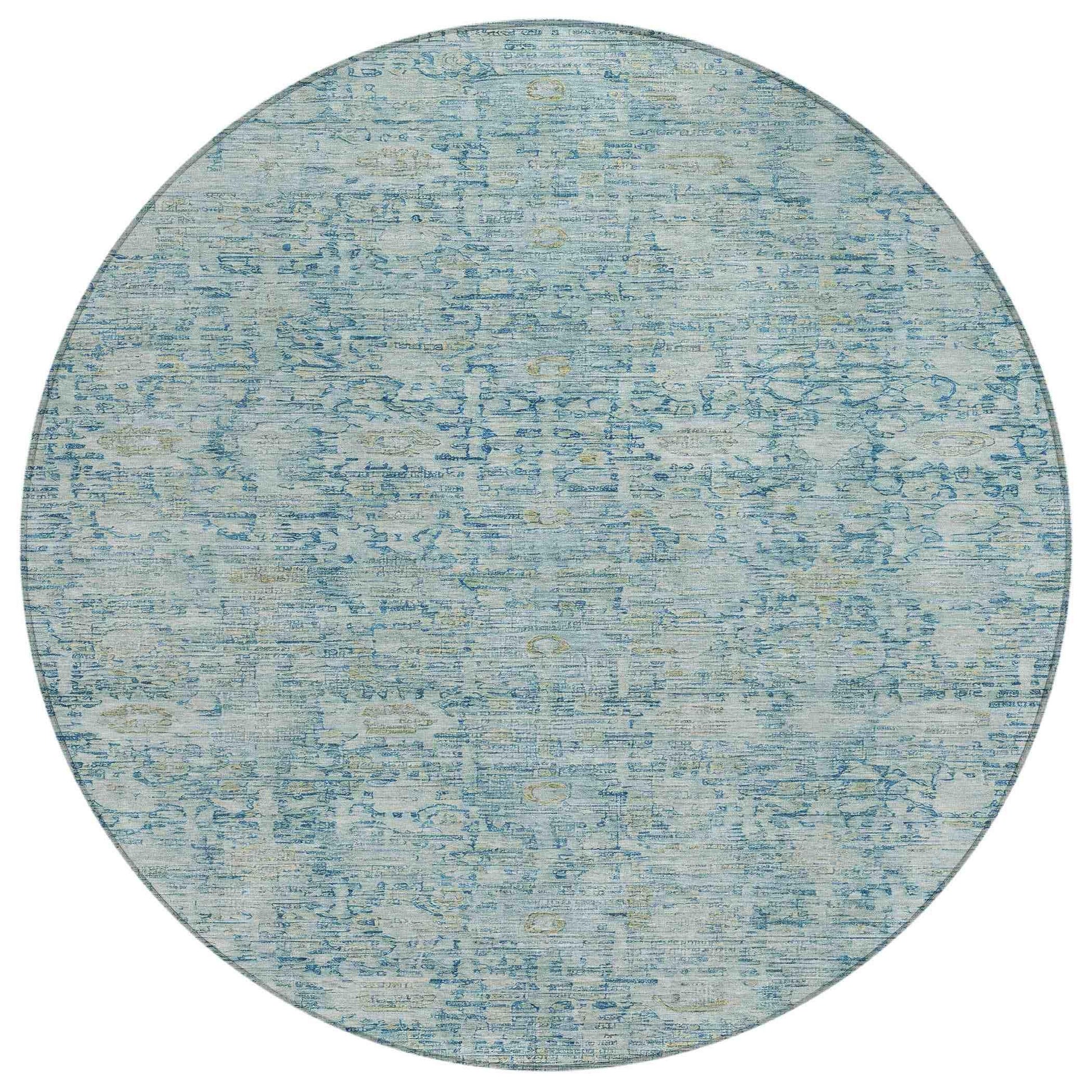 Addison Rugs Laeora Blue Washable Indoor-Outdoor Rug