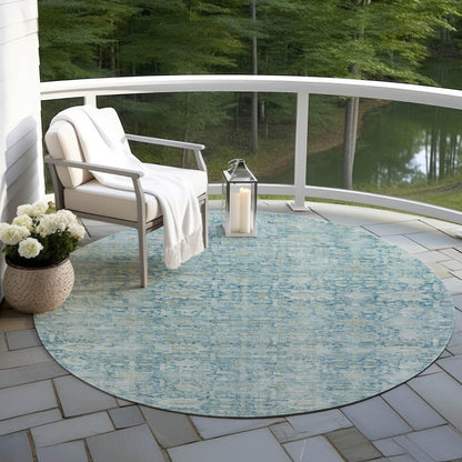 Addison Rugs Laeora Blue Washable Indoor-Outdoor Rug